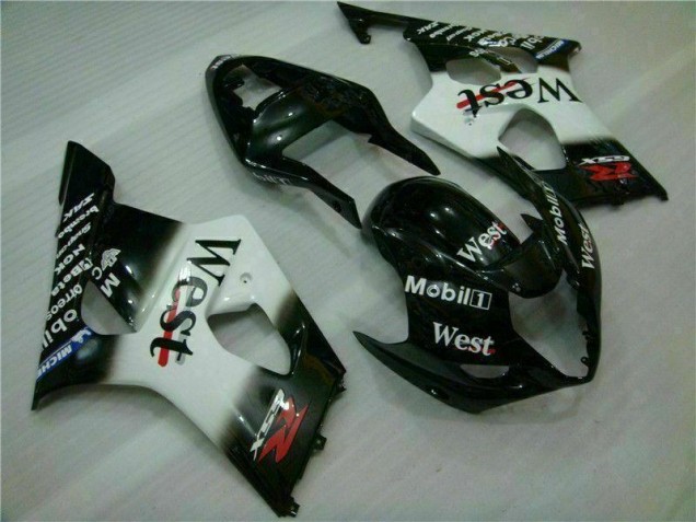 Loja Carroçaria Moto Suzuki GSXR 1000 K3 03-04 - Branco Preto