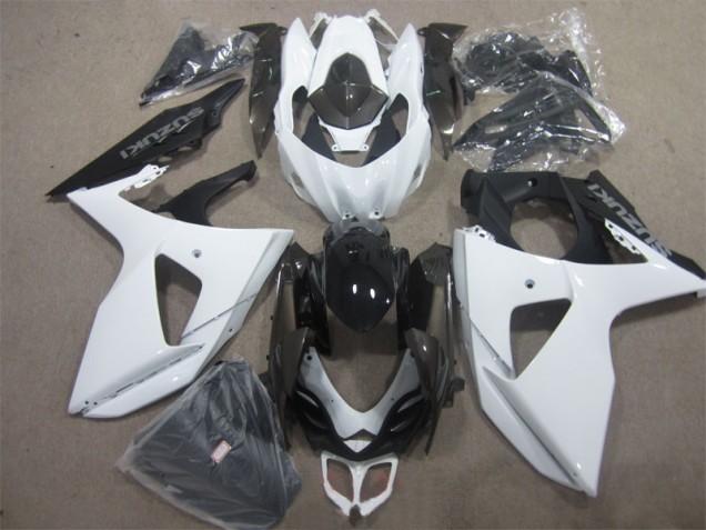 Loja Carroçaria Moto Suzuki GSXR 1000 K9 09-16 - Branco Preto Loja Carroçaria Moto Suzuki GSXR 1000 K9 09-16 - Branco Preto