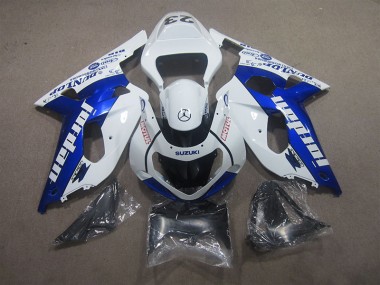 Loja Carroçaria Moto Suzuki GSXR 600 K1 K2 K3 01-03 - Branco Azul Motul
