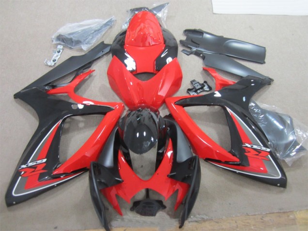 Loja Carroçaria Moto Suzuki GSXR 600 K6 06-07 - Preto Vermelho Loja Carroçaria Moto Suzuki GSXR 600 K6 06-07 - Preto Vermelho