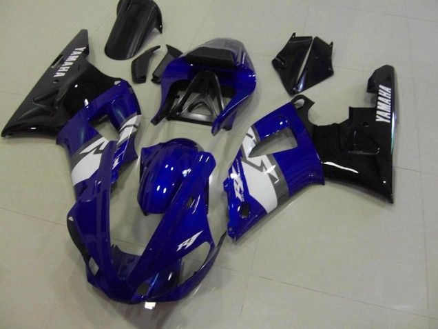 Loja Carroçaria Moto Yamaha R1 00-01 - Azul Preto Branco Loja Carroçaria Moto Yamaha R1 00-01 - Azul Preto Branco