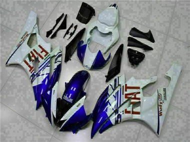 Loja Carroçaria Moto Yamaha R6 06-07 - Branco Azul