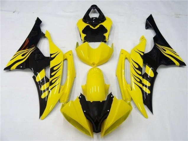 Loja Carroçaria Moto Yamaha R6 08-16 - Amarelo Preto Loja Carroçaria Moto Yamaha R6 08-16 - Amarelo Preto