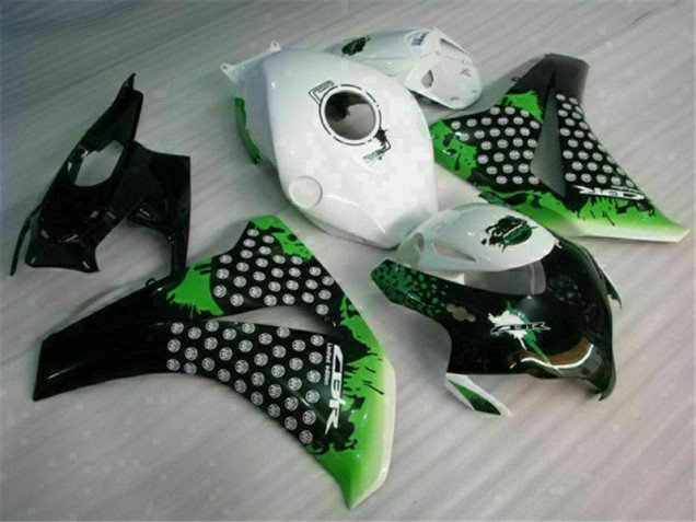 Loja Injeção Kit Carenagem Honda CBR 1000RR 08-11 - Verde Branco Loja Injeção Kit Carenagem Honda CBR 1000RR 08-11 - Verde Branco