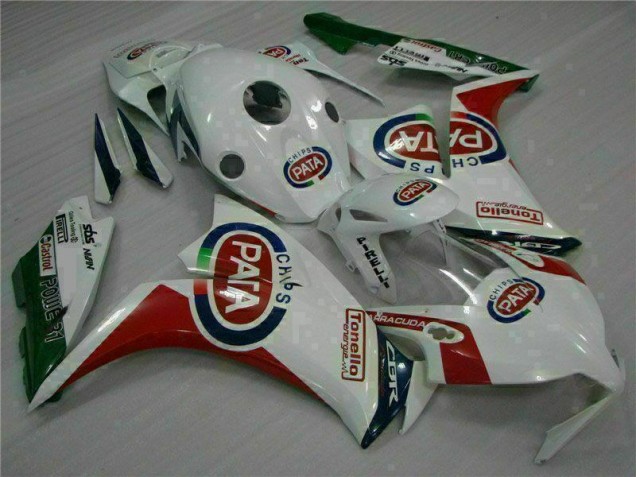 Loja Injeção Kit Carenagem Honda CBR 1000RR 12-16 - Vermelho Branco PATA Loja Injeção Kit Carenagem Honda CBR 1000RR 12-16 - Vermelho Branco PATA