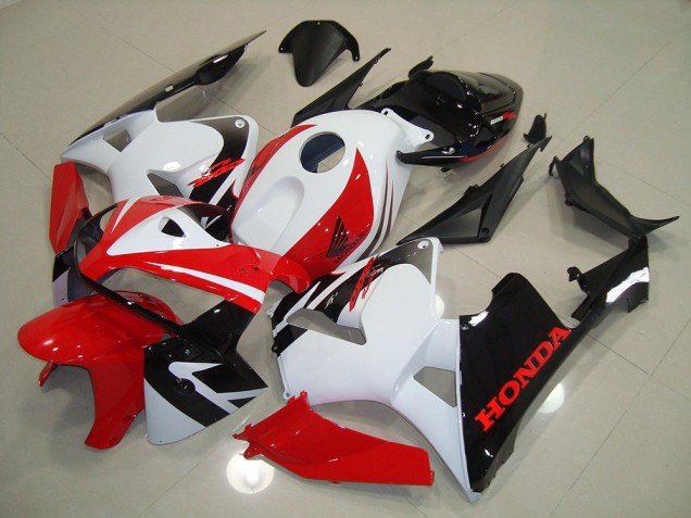Loja Injeção Kit Carenagem Honda CBR 600RR 05-06 - Vermelho Branco Preto Loja Injeção Kit Carenagem Honda CBR 600RR 05-06 - Vermelho Branco Preto