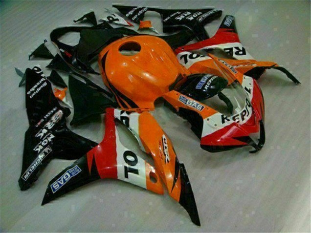 Loja Injeção Kit Carenagem Honda CBR 600RR 07-08 - Laranja Preto Repsol Loja Injeção Kit Carenagem Honda CBR 600RR 07-08 - Laranja Preto Repsol