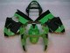 Loja Injeção Kit Carenagem Kawasaki ZX6R 00-02 - Verde Preto Loja Injeção Kit Carenagem Kawasaki ZX6R 00-02 - Verde Preto