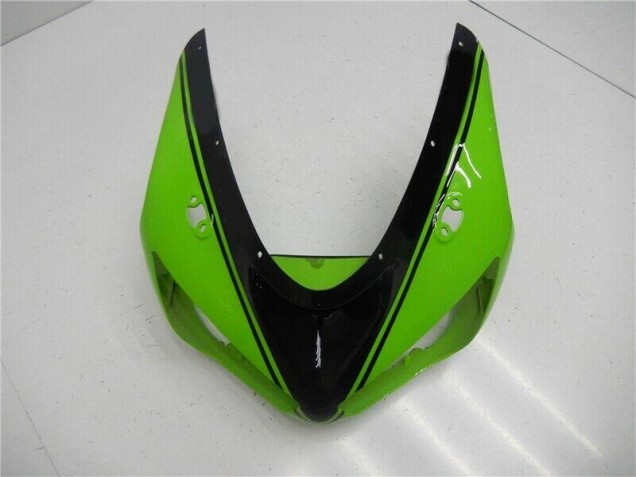 Loja Injeção Kit Carenagem Kawasaki ZX6R 05-06 - Verde Preto Loja Injeção Kit Carenagem Kawasaki ZX6R 05-06 - Verde Preto