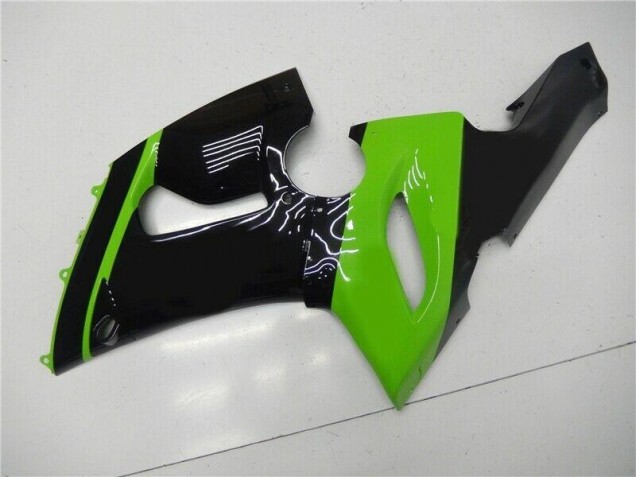 Loja Injeção Kit Carenagem Kawasaki ZX6R 05-06 - Verde Preto Loja Injeção Kit Carenagem Kawasaki ZX6R 05-06 - Verde Preto