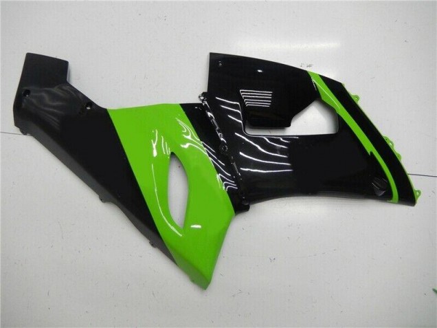 Loja Injeção Kit Carenagem Kawasaki ZX6R 05-06 - Verde Preto Loja Injeção Kit Carenagem Kawasaki ZX6R 05-06 - Verde Preto