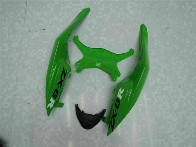 Loja Injeção Kit Carenagem Kawasaki ZX6R 09-12 - Preto Verde Loja Injeção Kit Carenagem Kawasaki ZX6R 09-12 - Preto Verde
