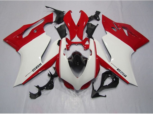Loja Injeção Kit Carenagem Moto Ducati 1199 11-14 - Branco Vermelho Loja Injeção Kit Carenagem Moto Ducati 1199 11-14 - Branco Vermelho