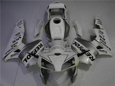 Loja Injeção Kit Carenagem Moto Honda CBR 600RR 03-04 - Branco Repsol