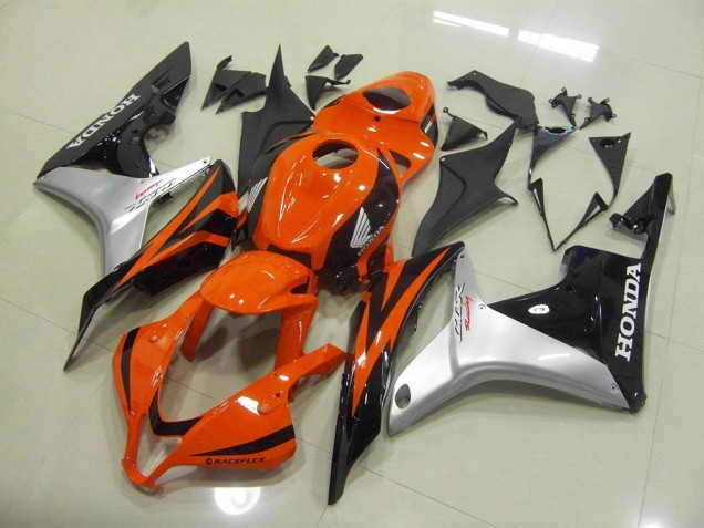 Loja Injeção Kit Carenagem Moto Honda CBR 600RR 07-08 - Laranja Prata Preto Loja Injeção Kit Carenagem Moto Honda CBR 600RR 07-08 - Laranja Prata Preto