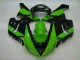 Loja Injeção Kit Carenagem Moto Kawasaki ZX6R 05-06 - Verde Preto Loja Injeção Kit Carenagem Moto Kawasaki ZX6R 05-06 - Verde Preto