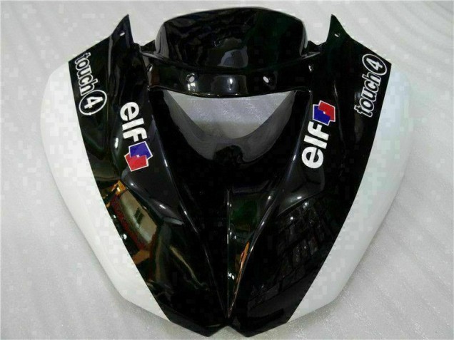 Loja Injeção Kit Carenagem Moto Kawasaki ZX6R 09-12 - Preto Branco 3M Touch4 Loja Injeção Kit Carenagem Moto Kawasaki ZX6R 09-12 - Preto Branco 3M Touch4