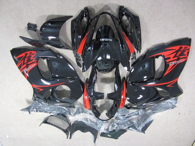 Loja Injeção Kit Carenagem Moto Suzuki GSXR 1300 Hayabusa 08-19 - Preto Vermelho Loja Injeção Kit Carenagem Moto Suzuki GSXR 1300 Hayabusa 08-19 - Preto Vermelho