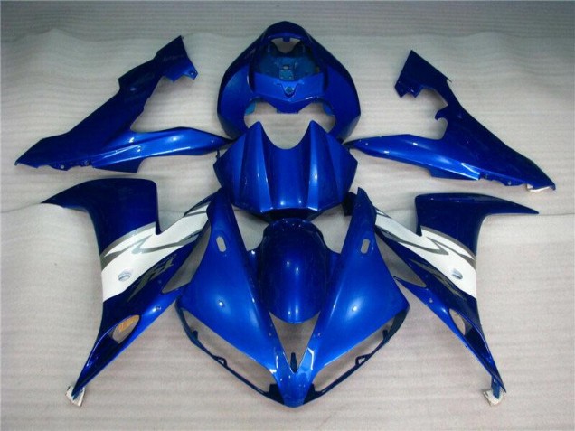 Loja Injeção Kit Carenagem Moto Yamaha R1 04-06 - Azul Branco Loja Injeção Kit Carenagem Moto Yamaha R1 04-06 - Azul Branco