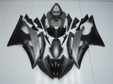 Loja Injeção Kit Carenagem Moto Yamaha R6 08-16 - Cinzento Preto