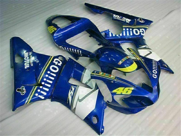 Loja Injeção Kit Carenagem Yamaha R1 00-01 - Azul Loja Injeção Kit Carenagem Yamaha R1 00-01 - Azul