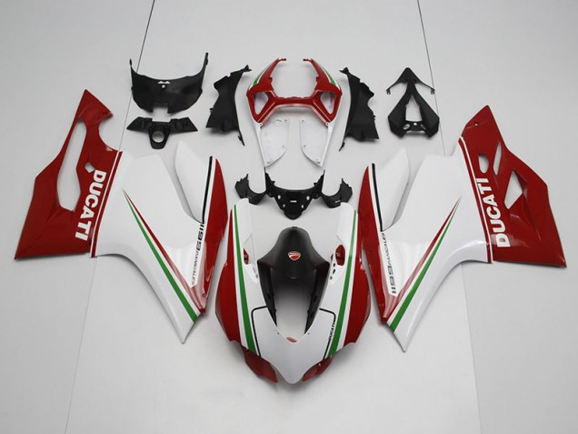 Loja Injeção Kits Carenagem Moto Ducati 1199 11-14 - Branco Vermelho Loja Injeção Kits Carenagem Moto Ducati 1199 11-14 - Branco Vermelho