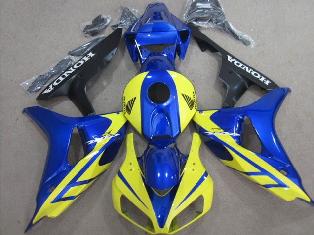 Loja Injeção Kits Carenagem Moto Honda CBR 1000RR 06-07 - Azul Amarelo Loja Injeção Kits Carenagem Moto Honda CBR 1000RR 06-07 - Azul Amarelo