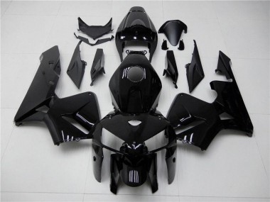 Loja Injeção Kits Carenagem Moto Honda CBR 600RR 05-06 - Preto Brilhante