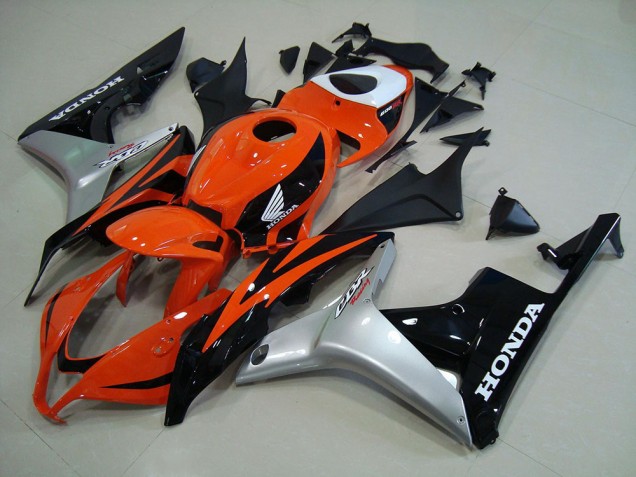 Loja Injeção Kits Carenagem Moto Honda CBR 600RR 07-08 - Laranja Prata Preto Loja Injeção Kits Carenagem Moto Honda CBR 600RR 07-08 - Laranja Prata Preto