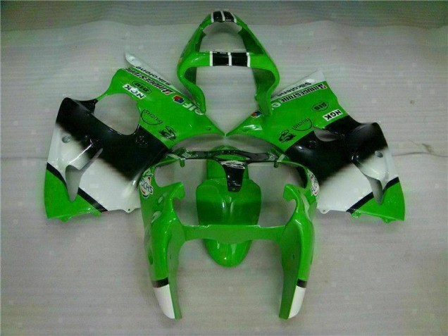 Loja Injeção Kits Carenagem Moto Kawasaki ZX6R 00-02 - Verde Preto Loja Injeção Kits Carenagem Moto Kawasaki ZX6R 00-02 - Verde Preto