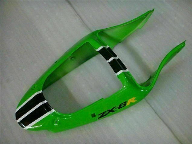 Loja Injeção Kits Carenagem Moto Kawasaki ZX6R 00-02 - Verde Preto Loja Injeção Kits Carenagem Moto Kawasaki ZX6R 00-02 - Verde Preto