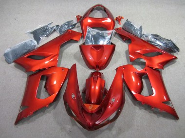 Loja Injeção Kits Carenagem Moto Kawasaki ZX6R 05-06 - Laranja