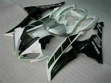 Loja Injeção Kits Carenagem Moto Yamaha R6 08-16 - Branco Preto