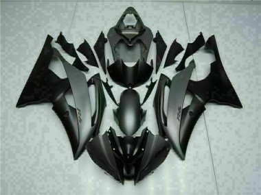 Loja Injeção Kits Carenagem Moto Yamaha R6 08-16 - Cinzento Preto