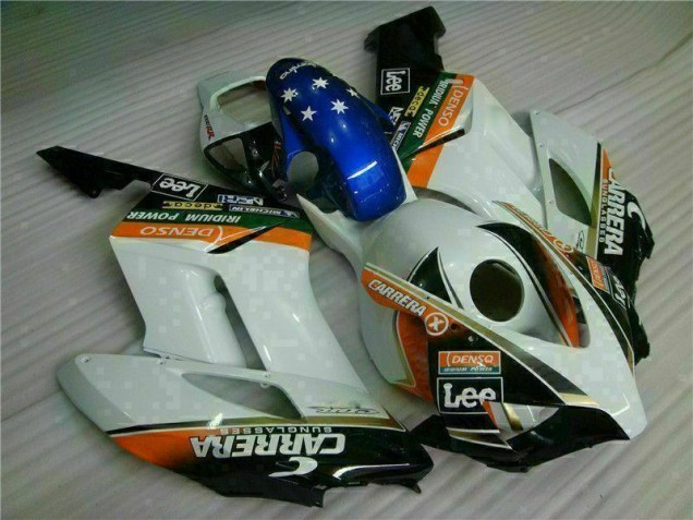 Loja Kit Carenagem Moto Honda CBR 1000RR 04-05 - Branco Azul Loja Kit Carenagem Moto Honda CBR 1000RR 04-05 - Branco Azul