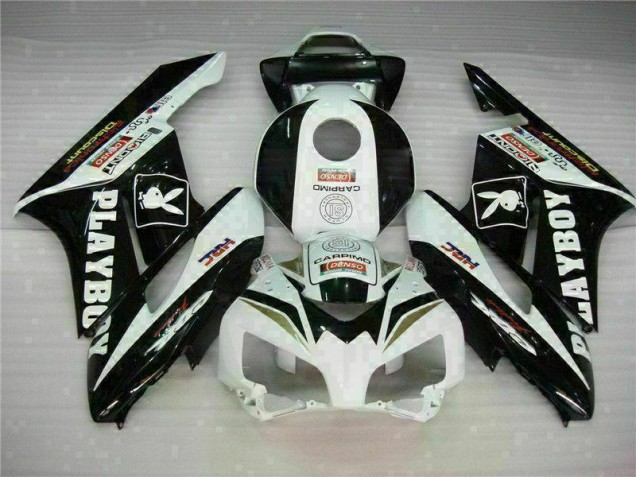 Loja Kit Carenagem Moto Honda CBR 1000RR 04-05 - Preto Branco Loja Kit Carenagem Moto Honda CBR 1000RR 04-05 - Preto Branco