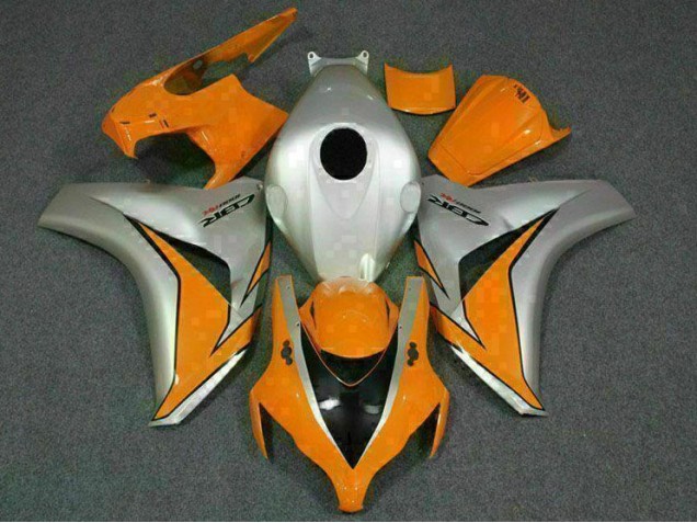 Loja Kit Carenagem Moto Honda CBR 1000RR 08-11 - Laranja Prata Loja Kit Carenagem Moto Honda CBR 1000RR 08-11 - Laranja Prata