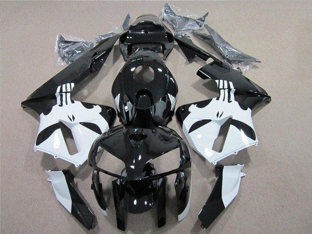 Loja Kit Carenagem Moto Honda CBR 600RR 05-06 - Preto Branco Loja Kit Carenagem Moto Honda CBR 600RR 05-06 - Preto Branco