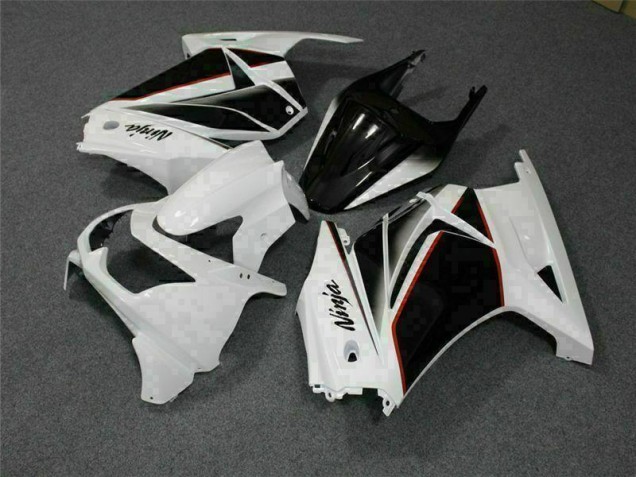 Loja Kit Carenagem Moto Kawasaki EX250 08-12 - Branco Preto Ninja Loja Kit Carenagem Moto Kawasaki EX250 08-12 - Branco Preto Ninja