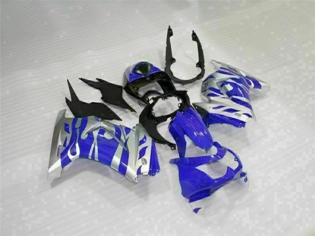 Loja Kit Carenagem Moto Kawasaki EX250 08-12 - Preto Azul Loja Kit Carenagem Moto Kawasaki EX250 08-12 - Preto Azul