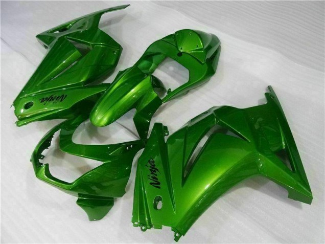 Loja Kit Carenagem Moto Kawasaki EX250 08-12 - Verde Ninja