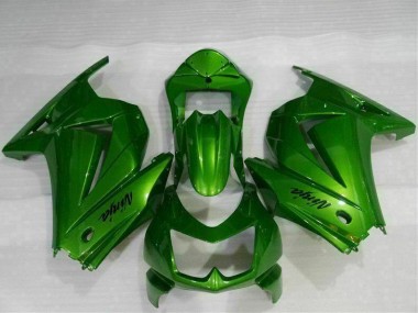 Loja Kit Carenagem Moto Kawasaki EX250 08-12 - Verde Ninja
