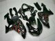 Loja Kit Carenagem Moto Kawasaki ZX10R 06-07 - Preto Vermelho Chama Loja Kit Carenagem Moto Kawasaki ZX10R 06-07 - Preto Vermelho Chama