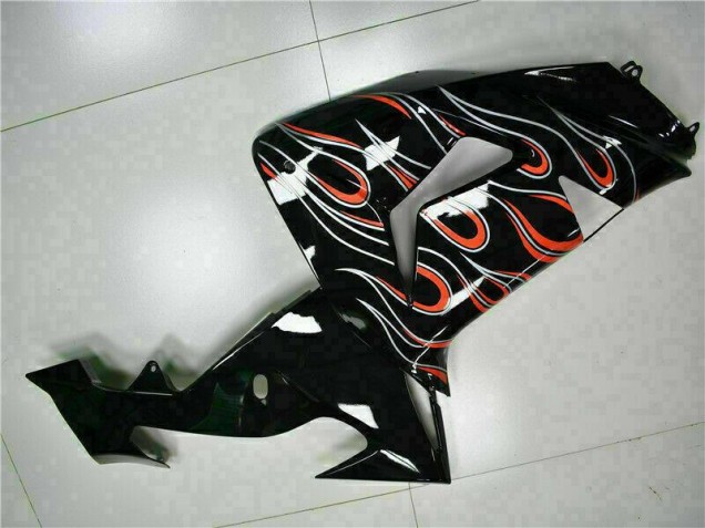 Loja Kit Carenagem Moto Kawasaki ZX10R 06-07 - Preto Vermelho Chama Loja Kit Carenagem Moto Kawasaki ZX10R 06-07 - Preto Vermelho Chama