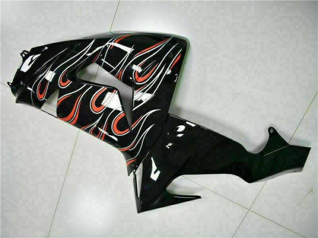 Loja Kit Carenagem Moto Kawasaki ZX10R 06-07 - Preto Vermelho Chama Loja Kit Carenagem Moto Kawasaki ZX10R 06-07 - Preto Vermelho Chama
