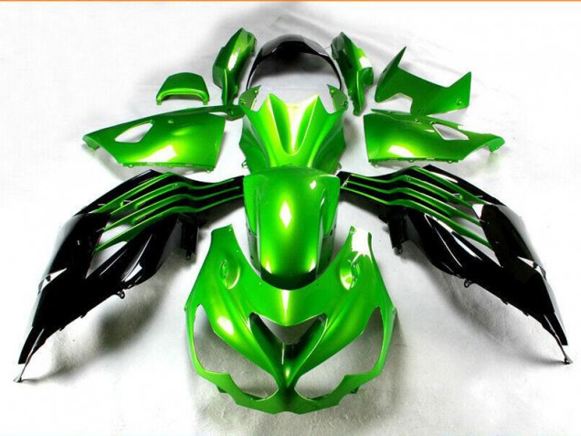 Loja Kit Carenagem Moto Kawasaki ZX14R ZZR 1400 12-21 - Preto Verde Loja Kit Carenagem Moto Kawasaki ZX14R ZZR 1400 12-21 - Preto Verde