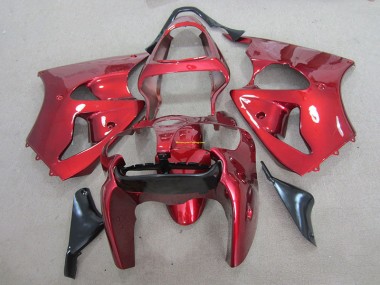 Loja Kit Carenagem Moto Kawasaki ZX6R 00-02 - Vermelho