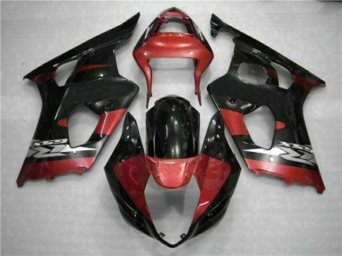 Loja Kit Carenagem Moto Suzuki GSXR 1000 K3 03-04 - Vermelho Preto