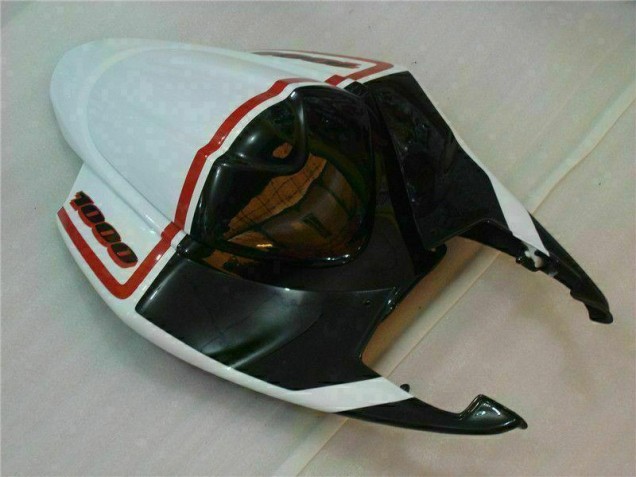 Loja Kit Carenagem Moto Suzuki GSXR 1000 K5 05-06 - Branco Preto Loja Kit Carenagem Moto Suzuki GSXR 1000 K5 05-06 - Branco Preto