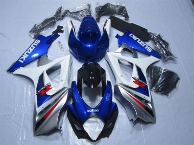 Loja Kit Carenagem Moto Suzuki GSXR 1000 K7 07-08 - Azul Branco